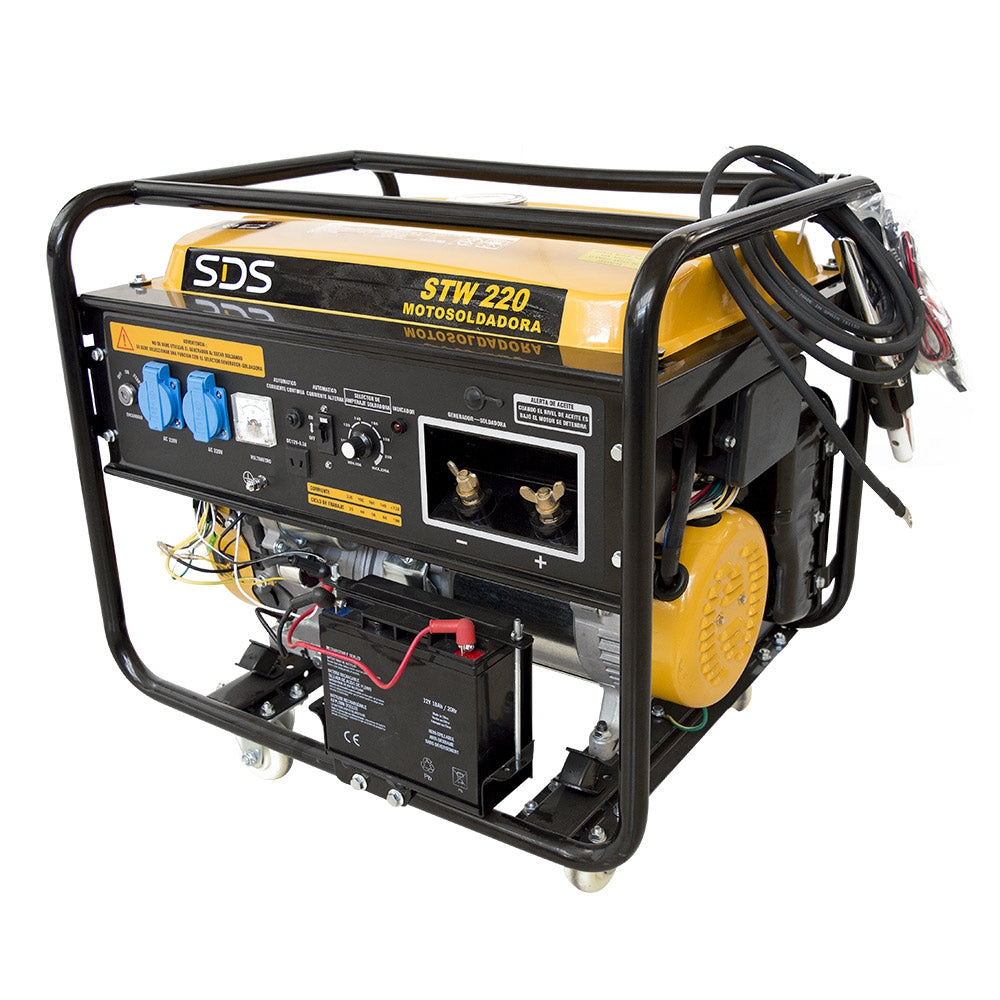 MOTOSOLDADORA GASOLINA 220amp 5.0kW STW220 - SDS POWER