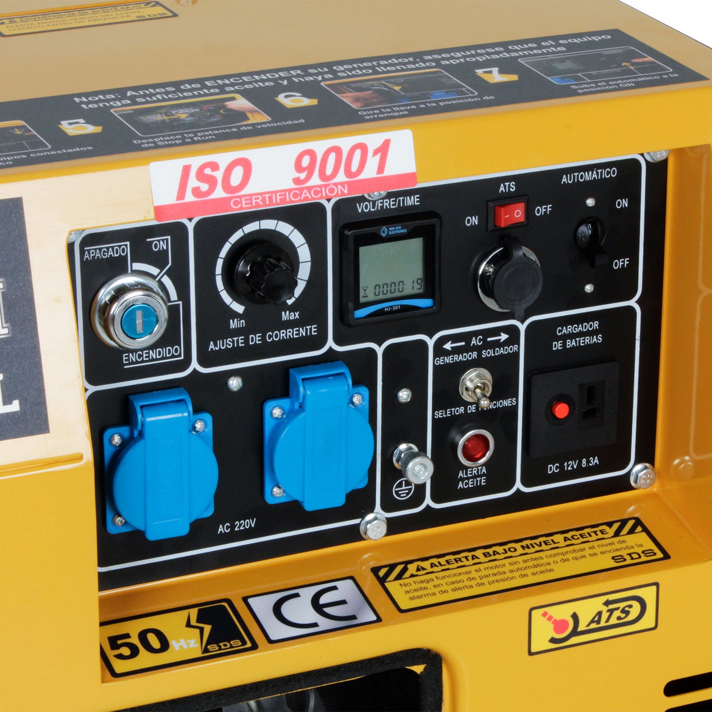 MOTOSOLDADORA DIESEL 200amp 3,0kW SDW200EH - SDS POWER