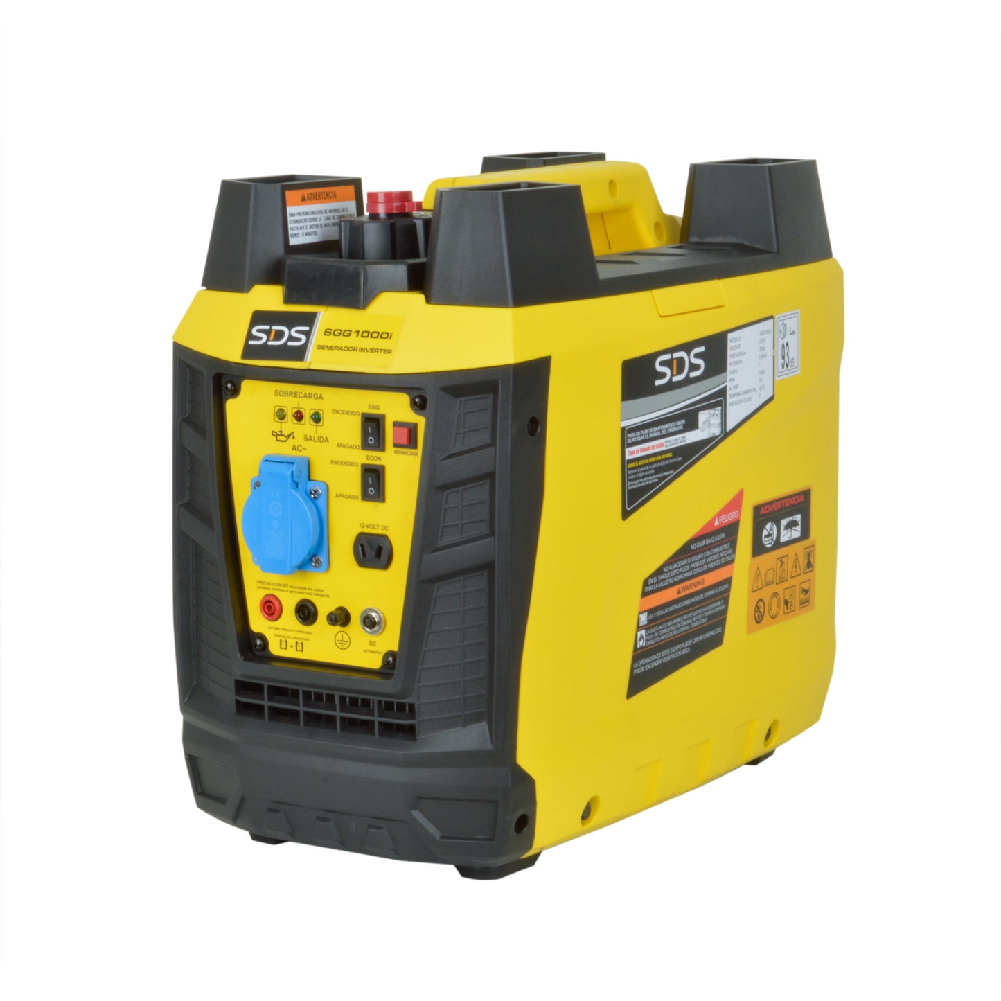 Generador Bencinero 1,1 KW 220 V SGG1000 INVERTER Sds Power