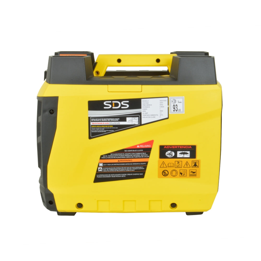 Generador Bencinero 1,1 KW 220 V SGG1000 INVERTER Sds Power