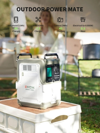 ESTACIÓN DE ENERGÍA PORTÁTIL EP600 EHOM 512WH | 600W