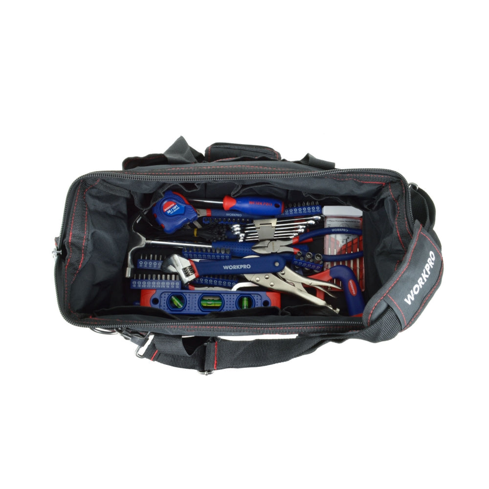 Bolso con 156 Herramientas Combinadas - Workpro