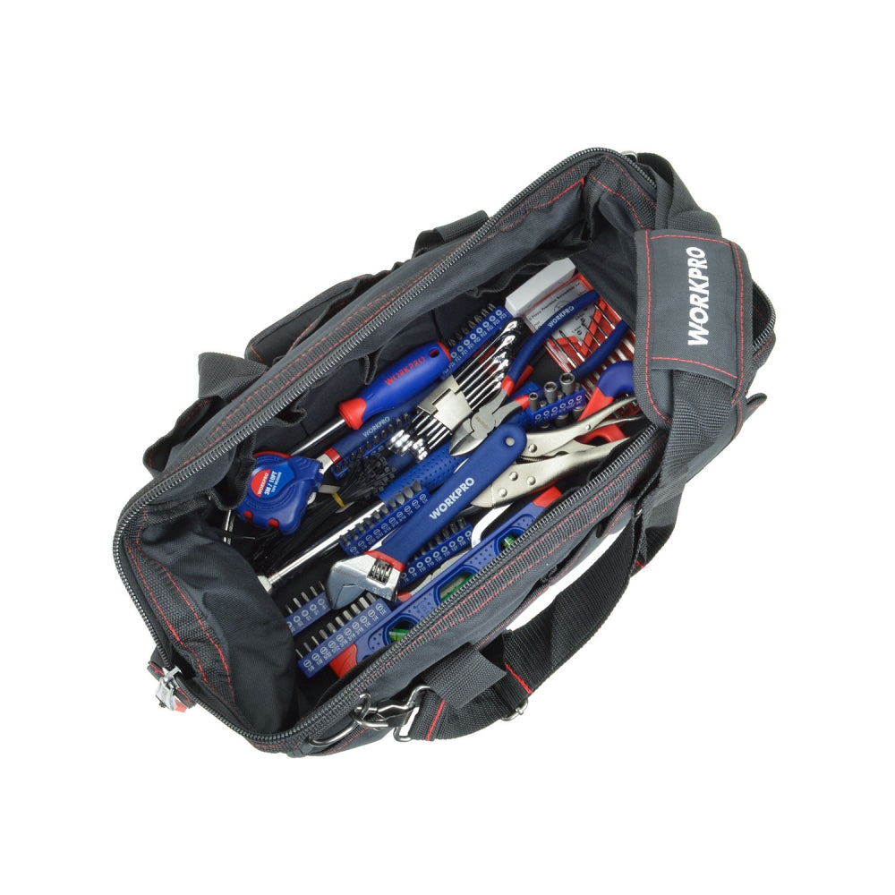 Bolso con 156 Herramientas Combinadas - Workpro