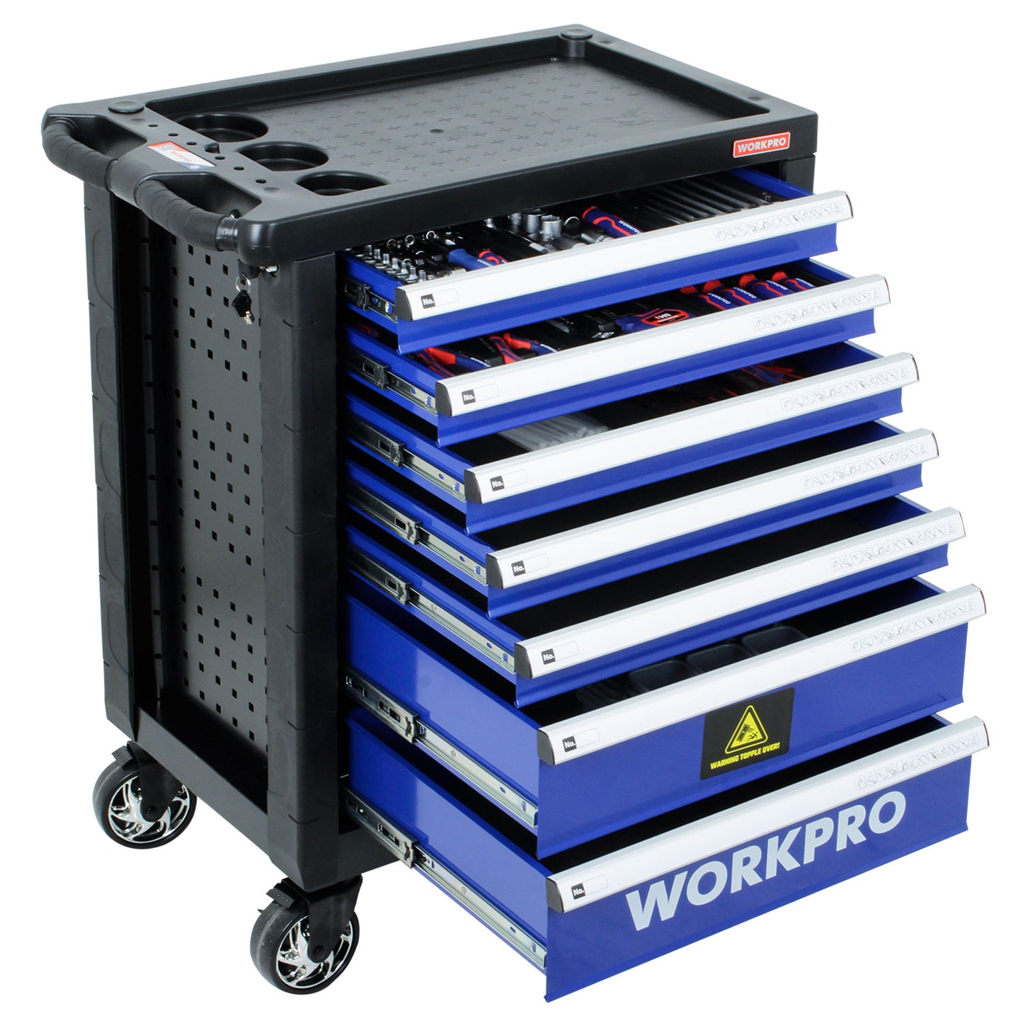 Carro Herramientas con 193 Piezas - WorkPro WP209074