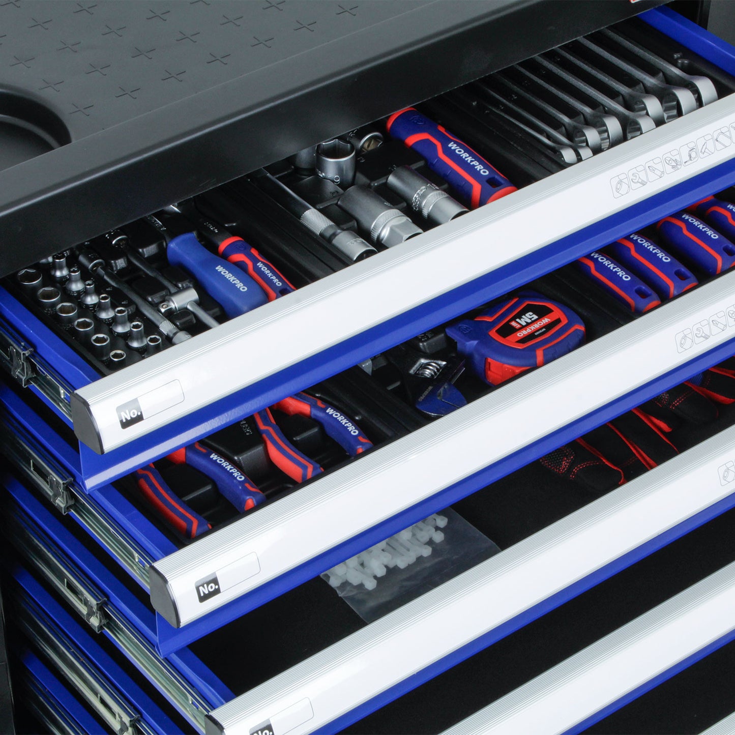 Carro Herramientas con 193 Piezas - WorkPro WP209074