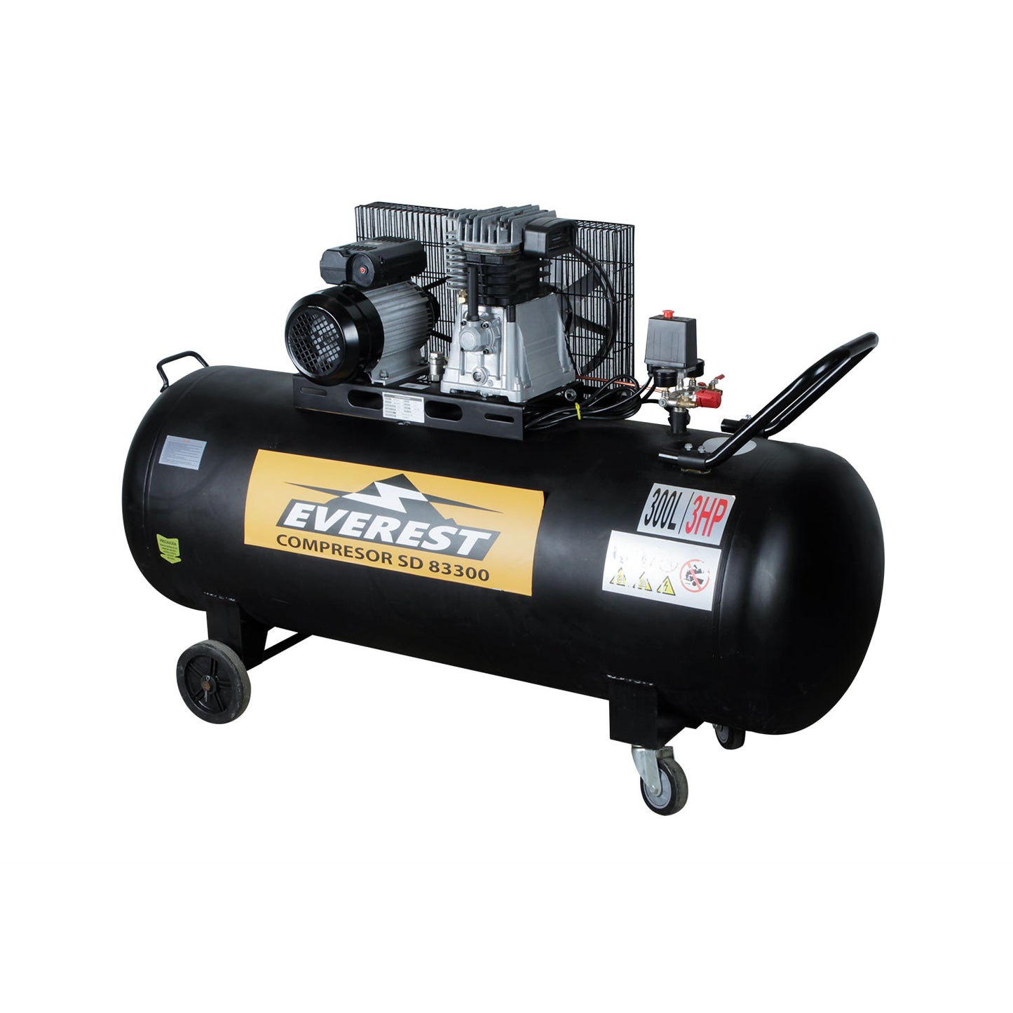Compresor 3,0 hp 300 Litros SD83300 - Everest