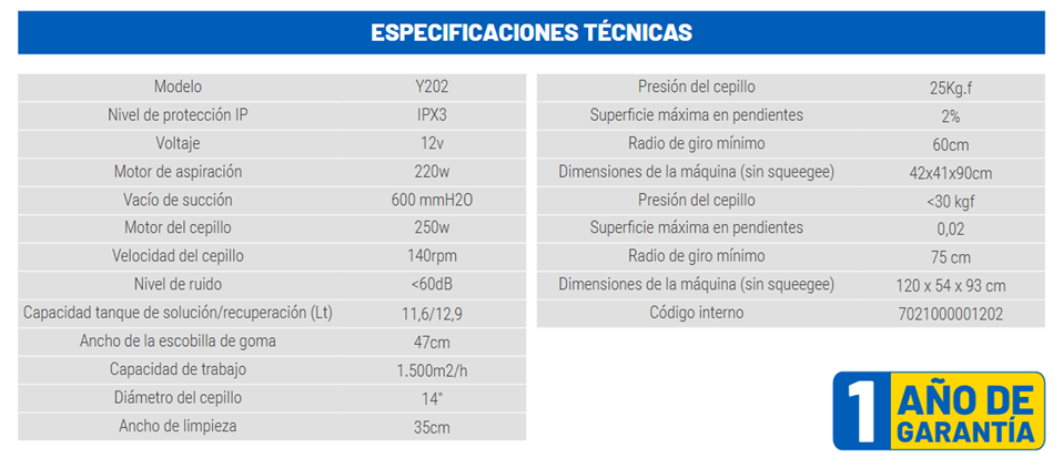 MINI VACUOLAVADORA LUSTER Y202