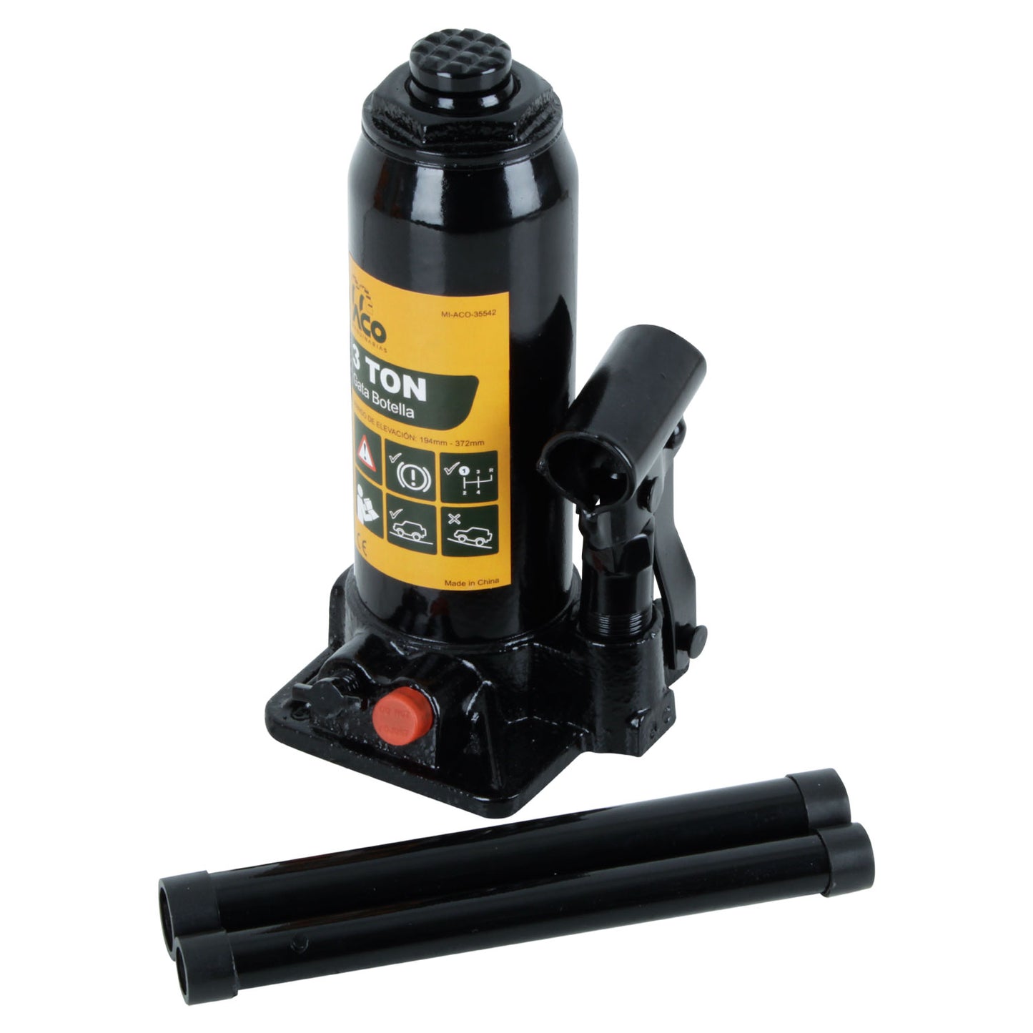 Gata de Botella 3 Toneladas T90304 - ACO