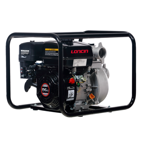 MOTOBOMBA LONCIN 2"X2" 600 L/MIN MOTOR A GASOLINA (5,5 HP) LC50ZB23-3.1QA