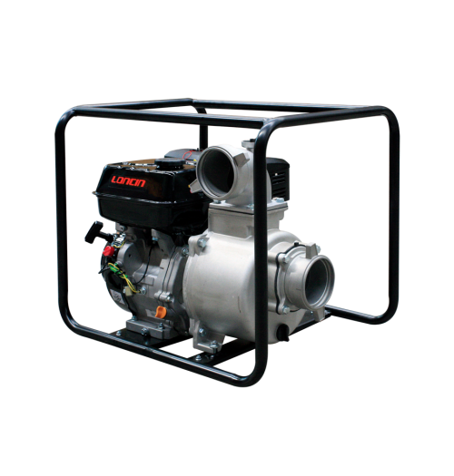 MOTOBOMBA LONCIN 4"X4" 1800 L/MIN MOTOR A GASOLINA (8 HP) LC100ZB30-5.5Q