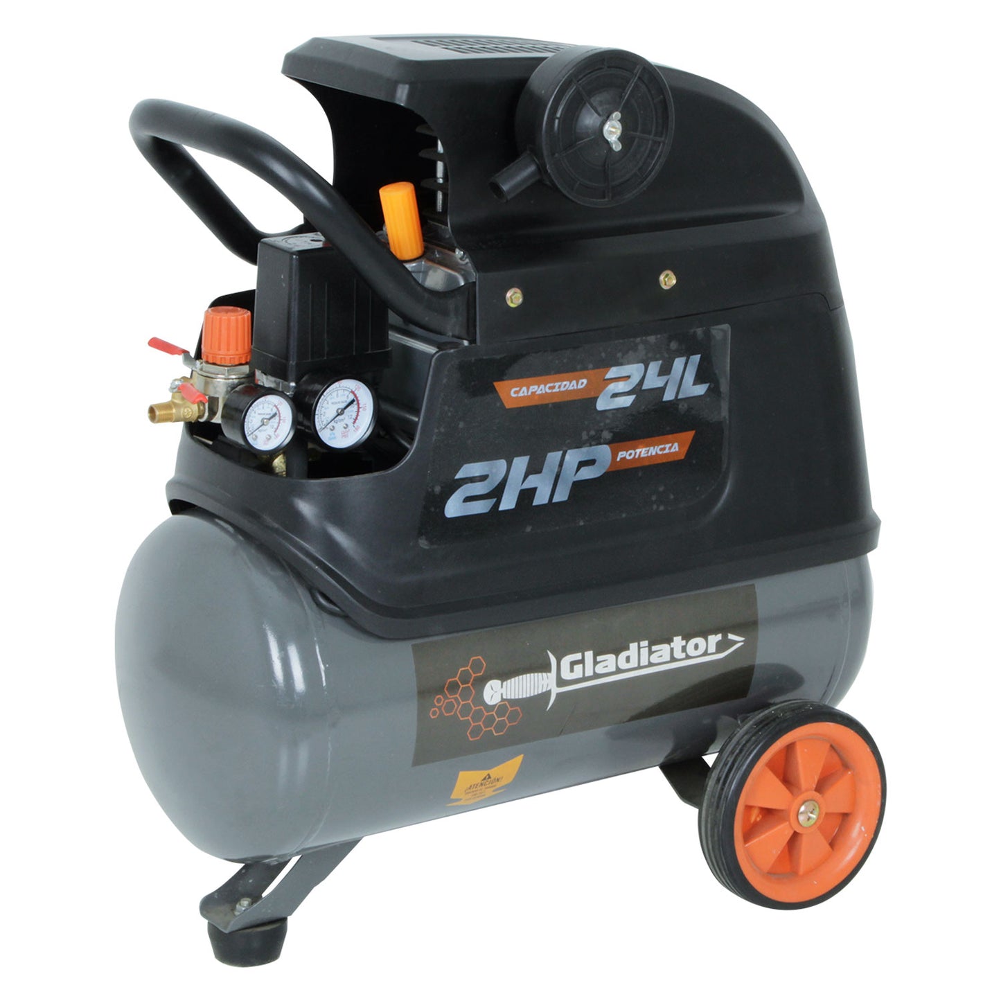 Motocompresor 2hp 24 L CE 624/220M - Gladiator