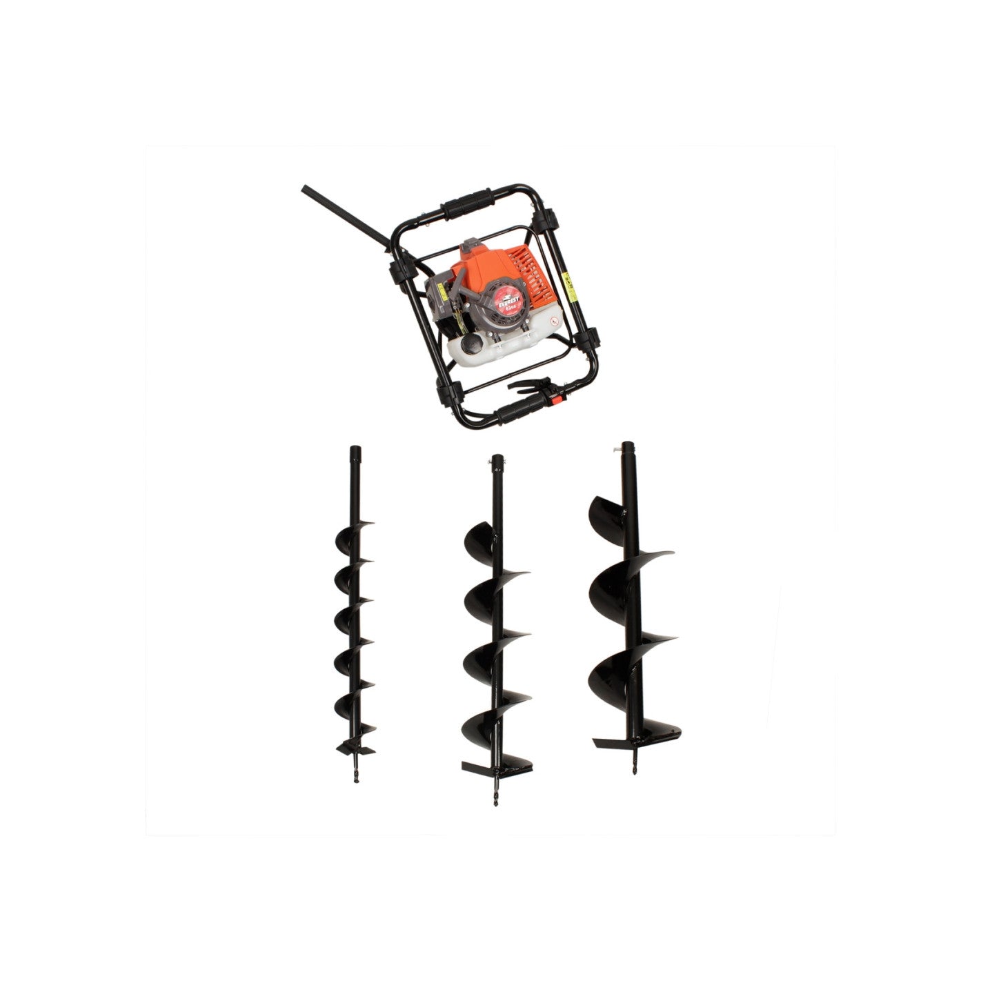 Ahoyador 63cc con embrague y caja reductora dt6302 - Everest
