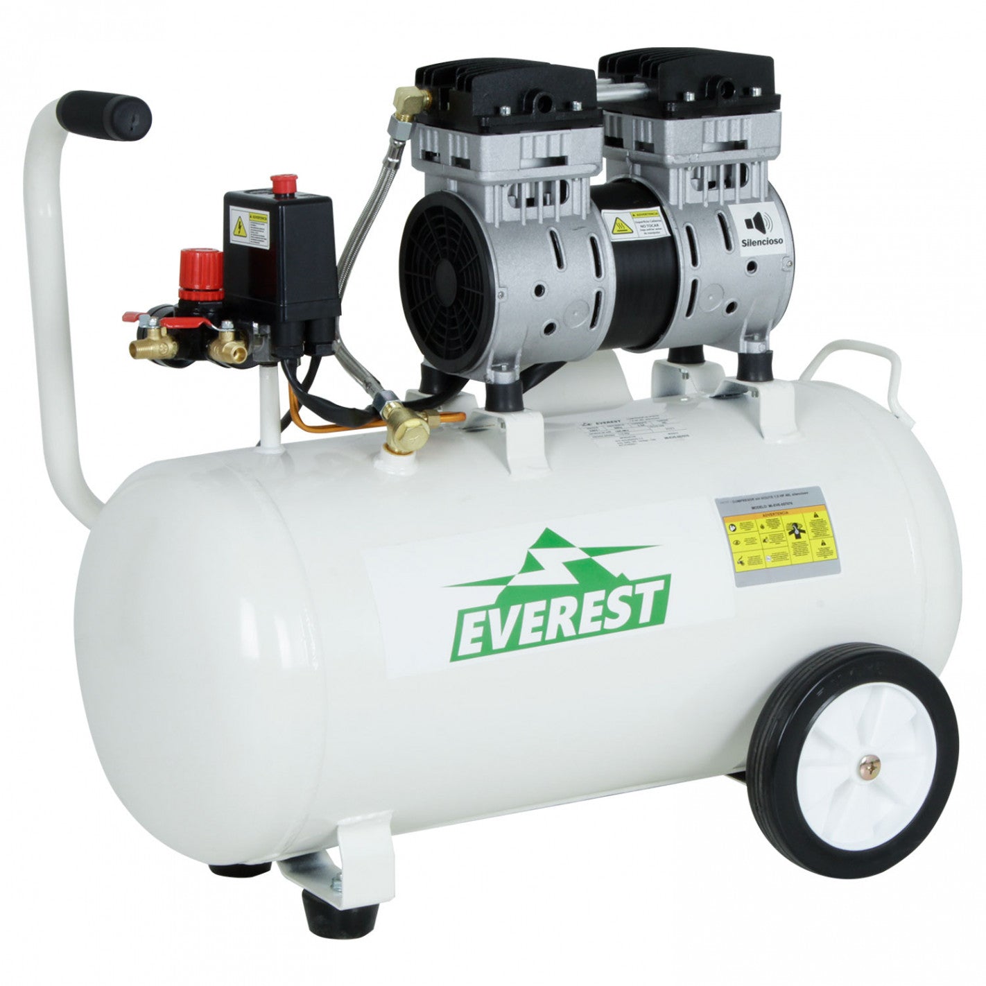 Compresor Sin Aceite 1,05 hp 40 Lts. Silencioso EWS40B - Everest