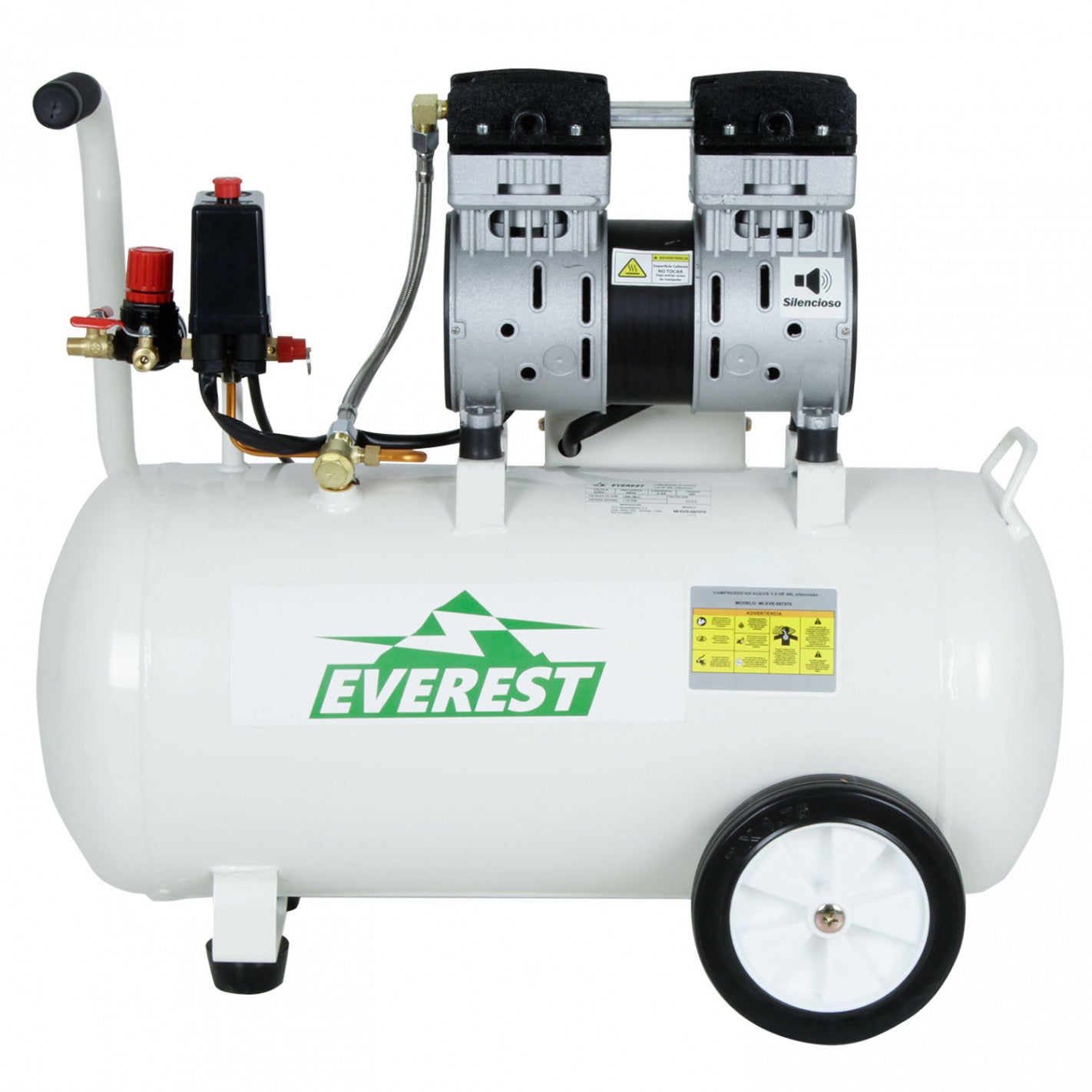Compresor Sin Aceite 1,05 hp 40 Lts. Silencioso EWS40B - Everest