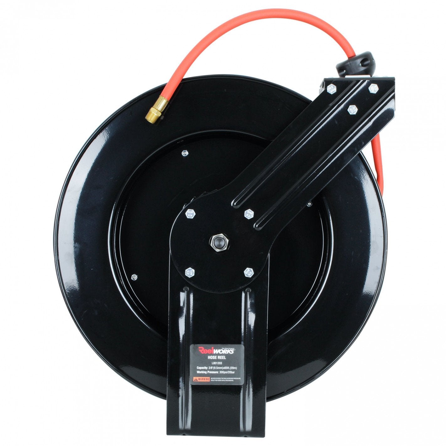 Enrollador Manguera 3/8” Abierto 20m Aire l801153- LUBEWORKS