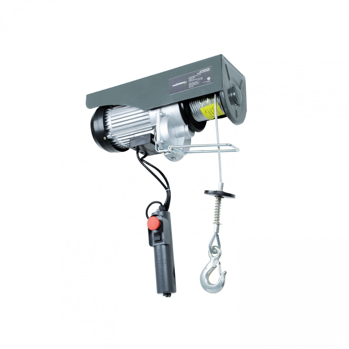Tecle Eléctrico 1000kg 1800w alzada 6-12mts ap810 - Gladiator