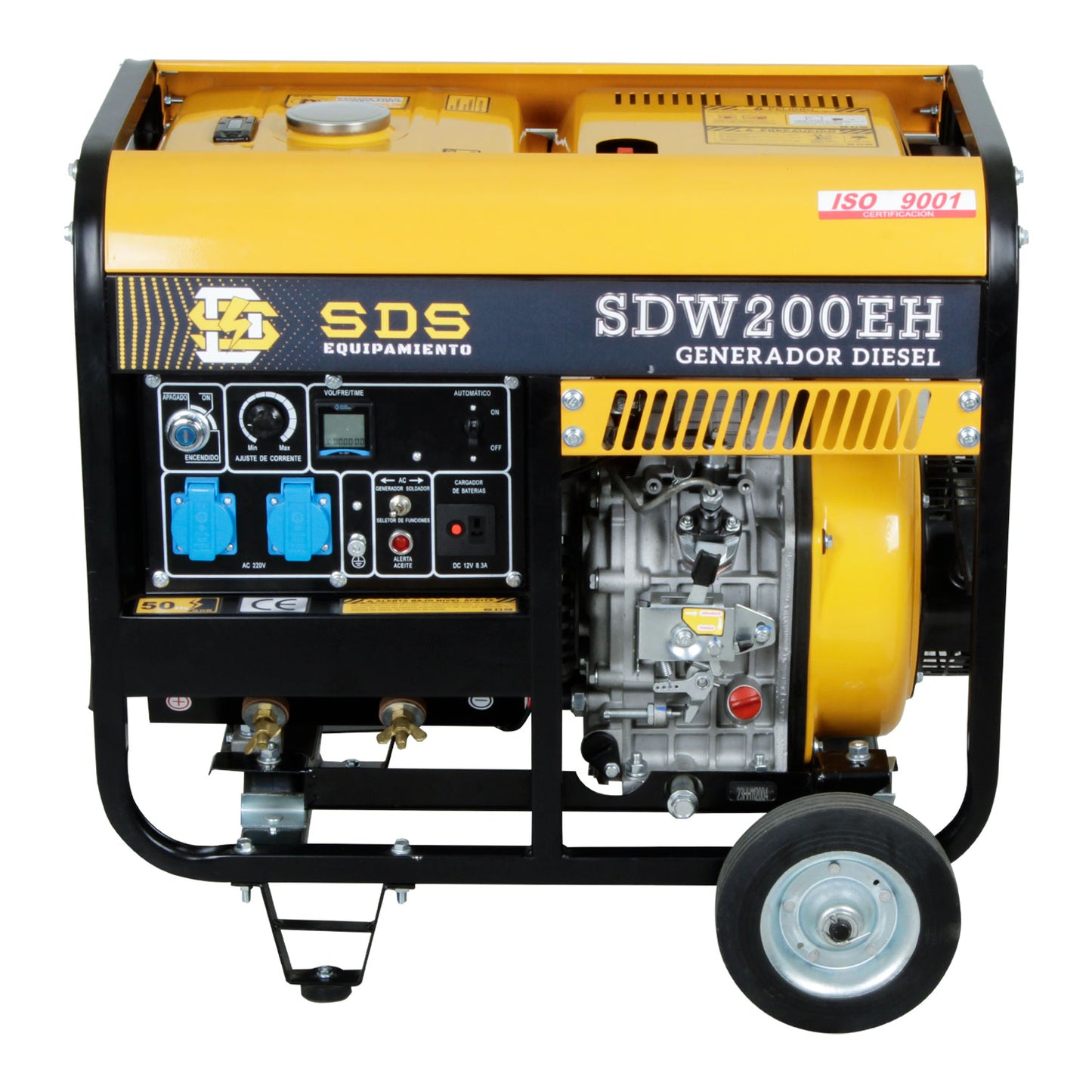 MOTOSOLDADORA DIESEL 200amp 3,0kW SDW200EH - SDS POWER