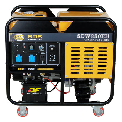 MOTOSOLDADORA DIESEL 250amp 3,5kW SDW250EH - SDS POWER