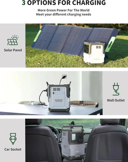 ESTACIÓN DE ENERGÍA PORTÁTIL EP600 EHOM 512WH | 600W