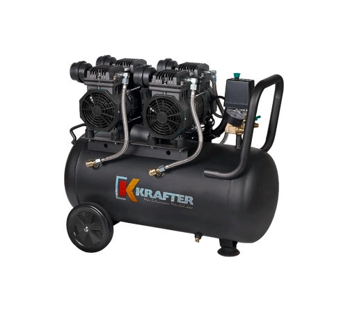 COMPRESOR LIBRE DE ACEITE 50L 1,3 kw - KRAFTER