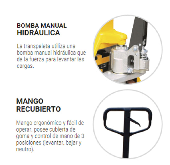 Transpaleta 2,0 T. BF2000 - KRAFTER