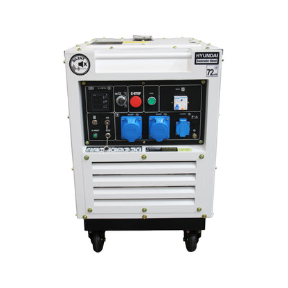 Generador Hyundai Inverter Insonorizado Diesel 6.5KW 78DHY9000SEi