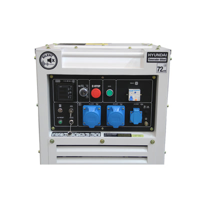 Generador Hyundai Inverter Insonorizado Diesel 6.5KW 78DHY9000SEi