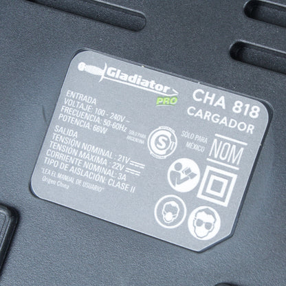 Cargador Familia 18V Gladiator 18V CHA 818