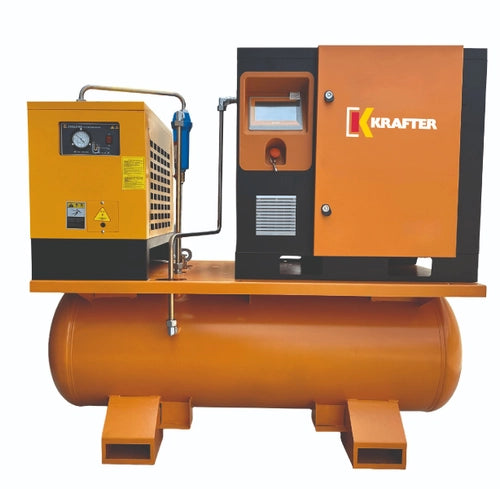 COMPRESOR DE TORNILLO MZB 10 HP 8 BAR 400 LTS - KRAFTER