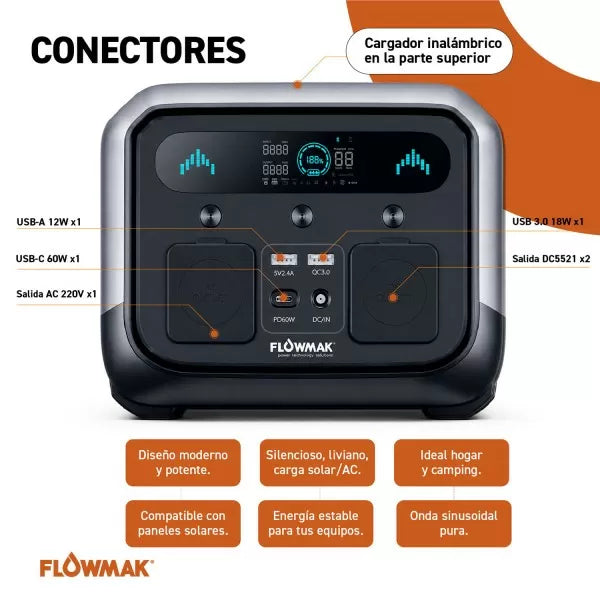 ESTACION ENERGÍA FLOWMAK P330 - 330W