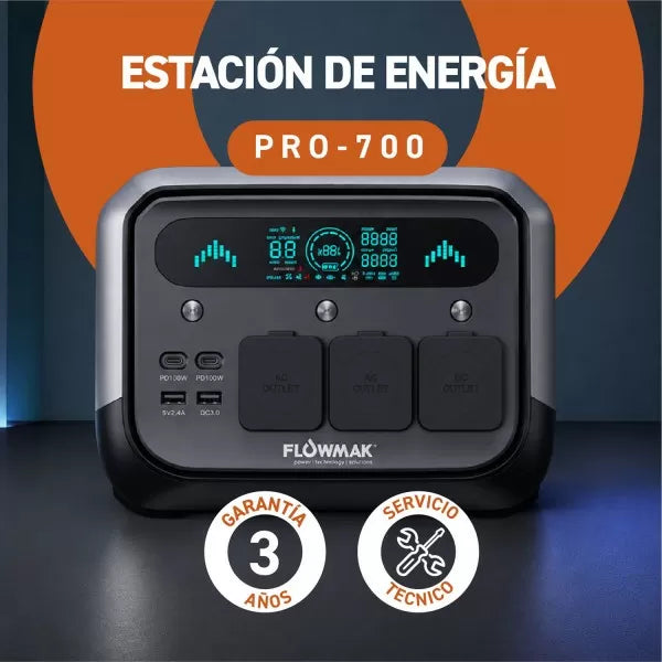 ESTACIÓN ENERGÍA FLOWMAK Pro700 - 700W