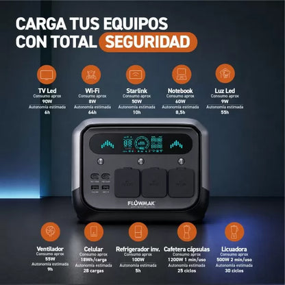 ESTACIÓN ENERGÍA FLOWMAK Pro700 - 700W