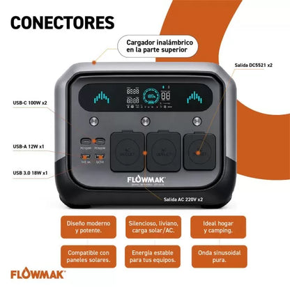 ESTACIÓN ENERGÍA FLOWMAK Pro700 - 700W