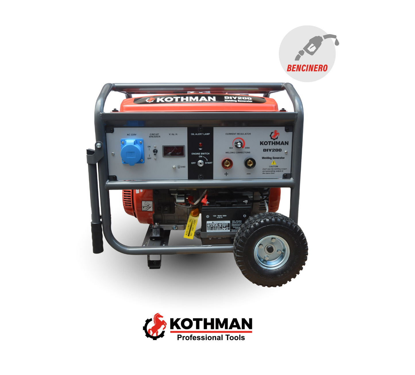 Motosoldadora Bencinera KOTHMAN DIY200