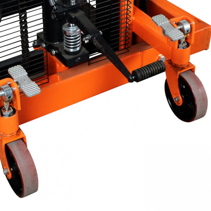 Apilador Manual/Hidráulico Base Ancha 1000 Kg 1.6 Mts SFH1016AG - NOBLELIFT