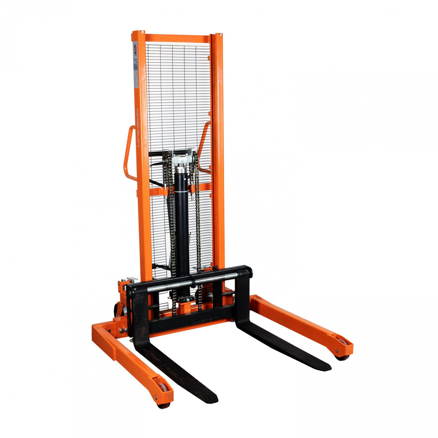 Apilador Manual/Hidráulico Base Ancha 1000 Kg 1.6 Mts SFH1016AG - NOBLELIFT