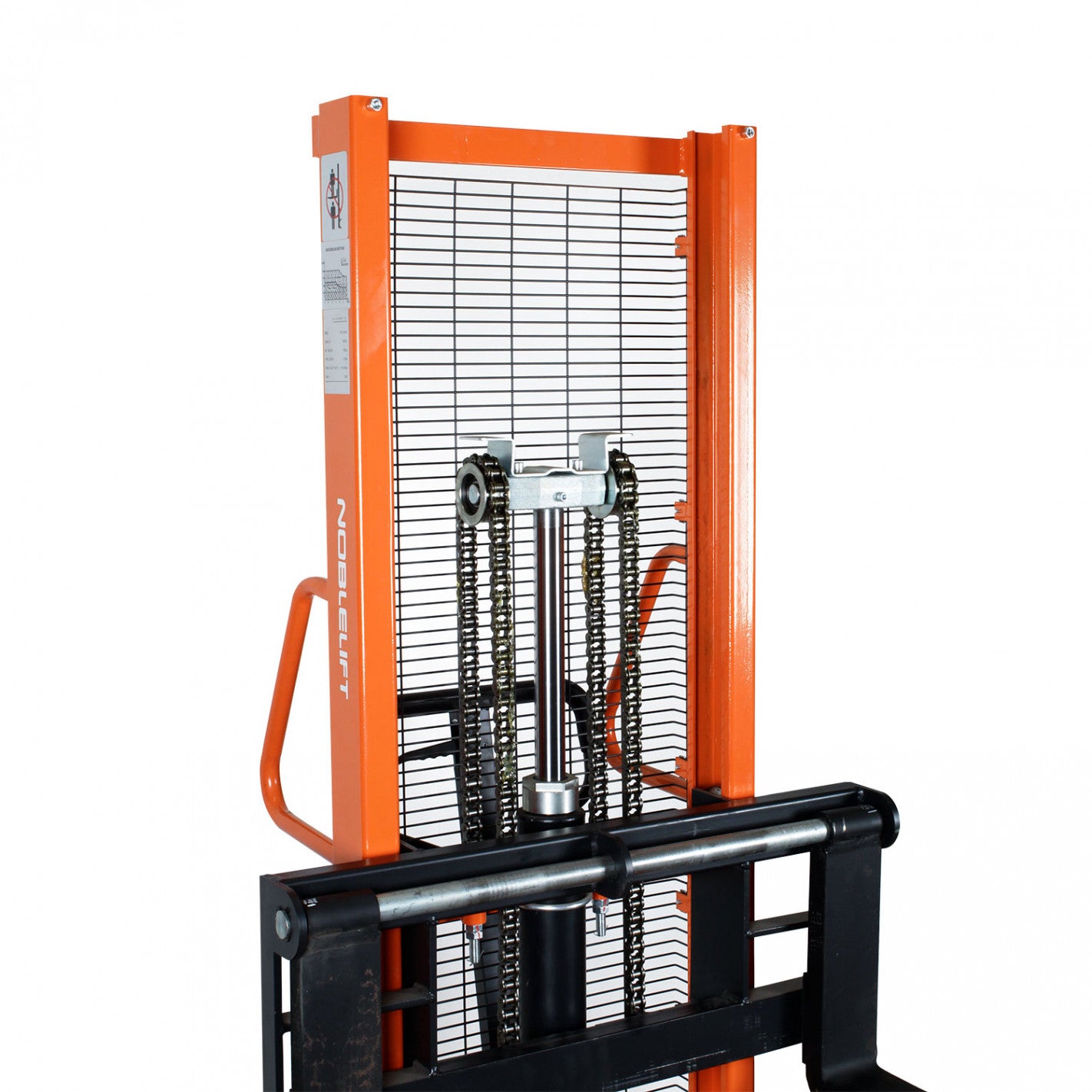Apilador Manual/Hidráulico Base Ancha 1000 Kg 1.6 Mts SFH1016AG - NOBLELIFT