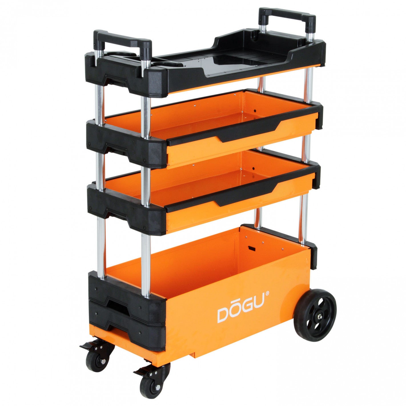Carro auxiliar con 4 bandejas plegable - Dogu