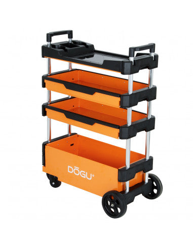 Carro auxiliar con 4 bandejas plegable - Dogu