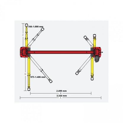ELEVADOR 2 COLUMNAS 4.500 KGS VLE10 (VENTA) - CHALLENGER LIFT