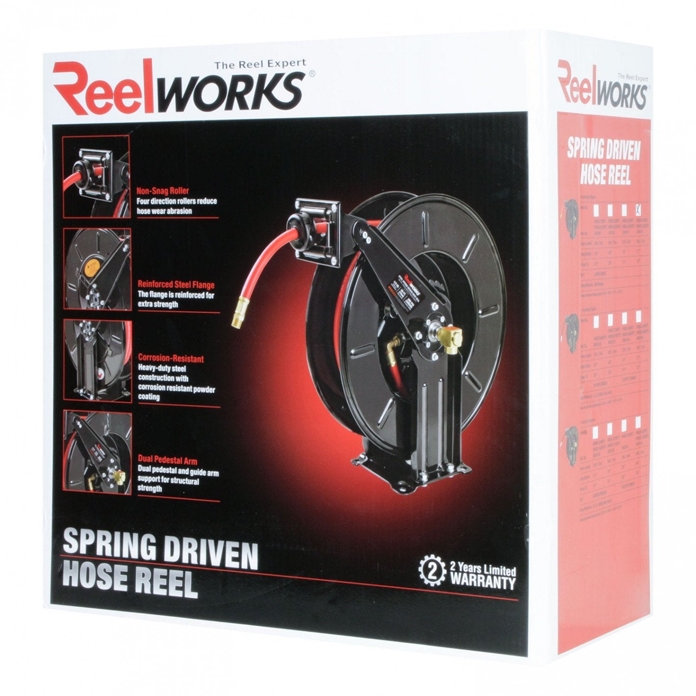 Enrollador Manguera 1/2" 15m Aire - LUBEWORKS