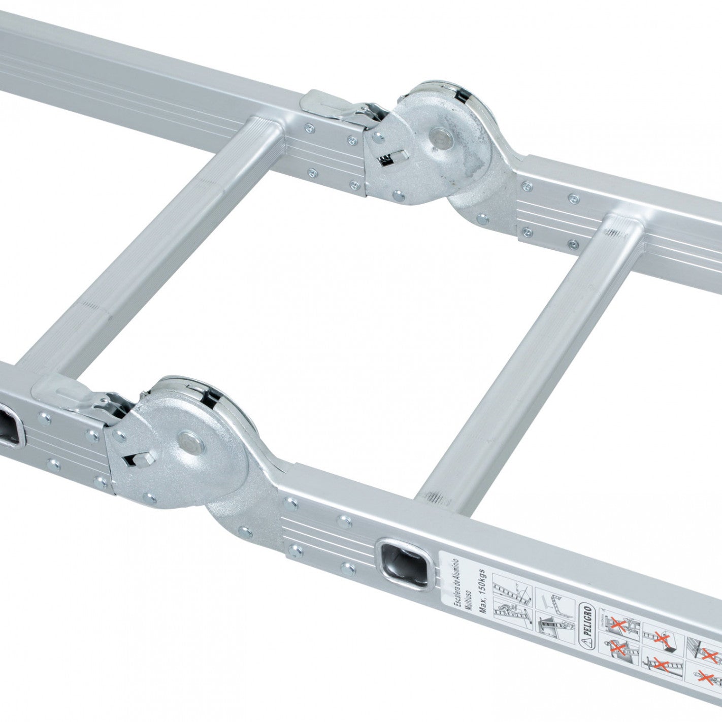 Escala Articulada Aluminio 3,72 mts con Plataforma - Everest