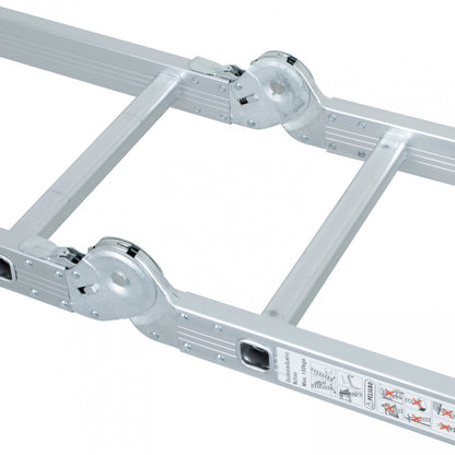 Escala Articulada Aluminio 3,72 mts con Plataforma - Everest