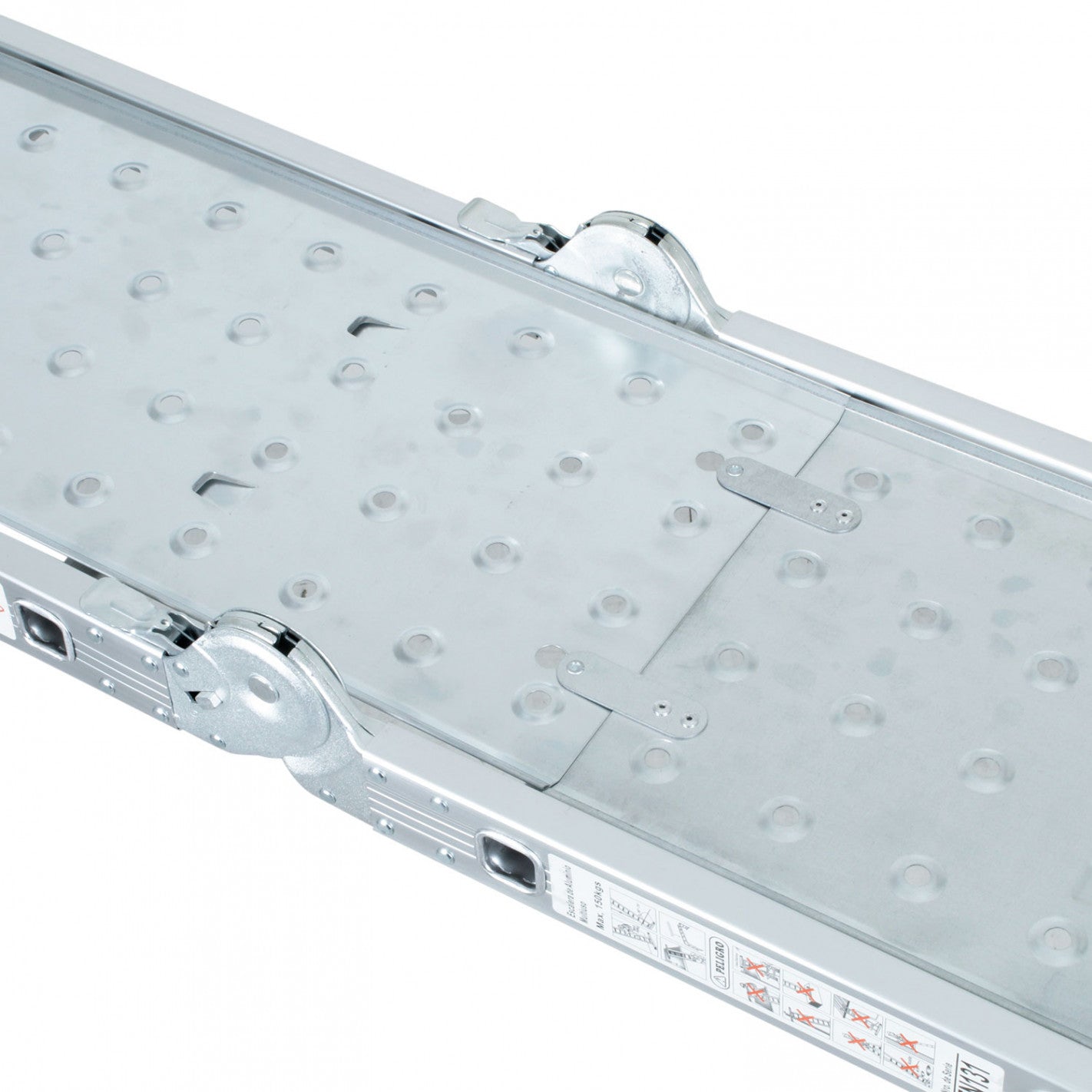 Escala Articulada Aluminio 3,72 mts con Plataforma - Everest