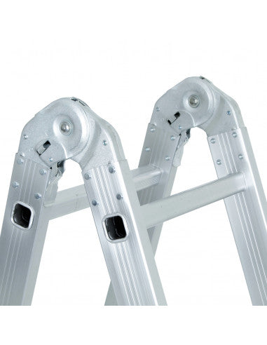 Escala Articulada Aluminio 3,72 mts con Plataforma - Everest