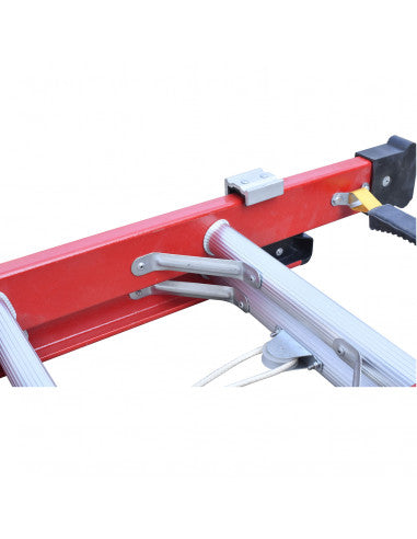 Escala Extensible Fibra de Vidrio con Cuerda 9,2 Mts. - Everest