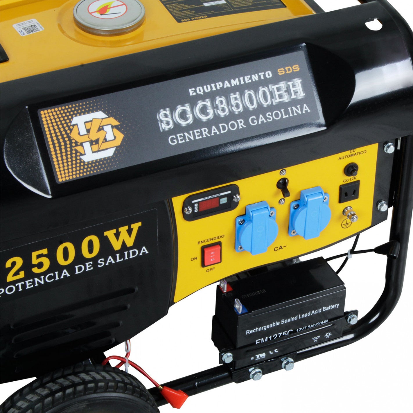 Generador Bencinero 2,8 kw 220 v SGG3500EHT - Incluye ATS - Sds Power