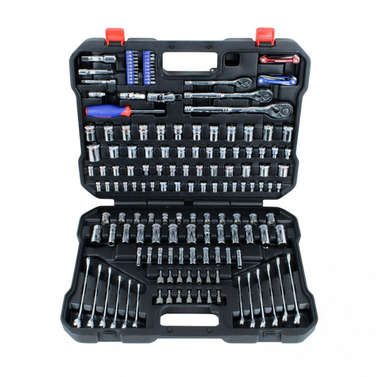 Juego Dados Combinados 1/4 - 3/8 - 1/2 - 164 Piezas - Workpro