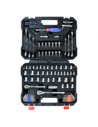 Juego Dados Combinados 1/4 - 1/2 - 108 Piezas - Workpro