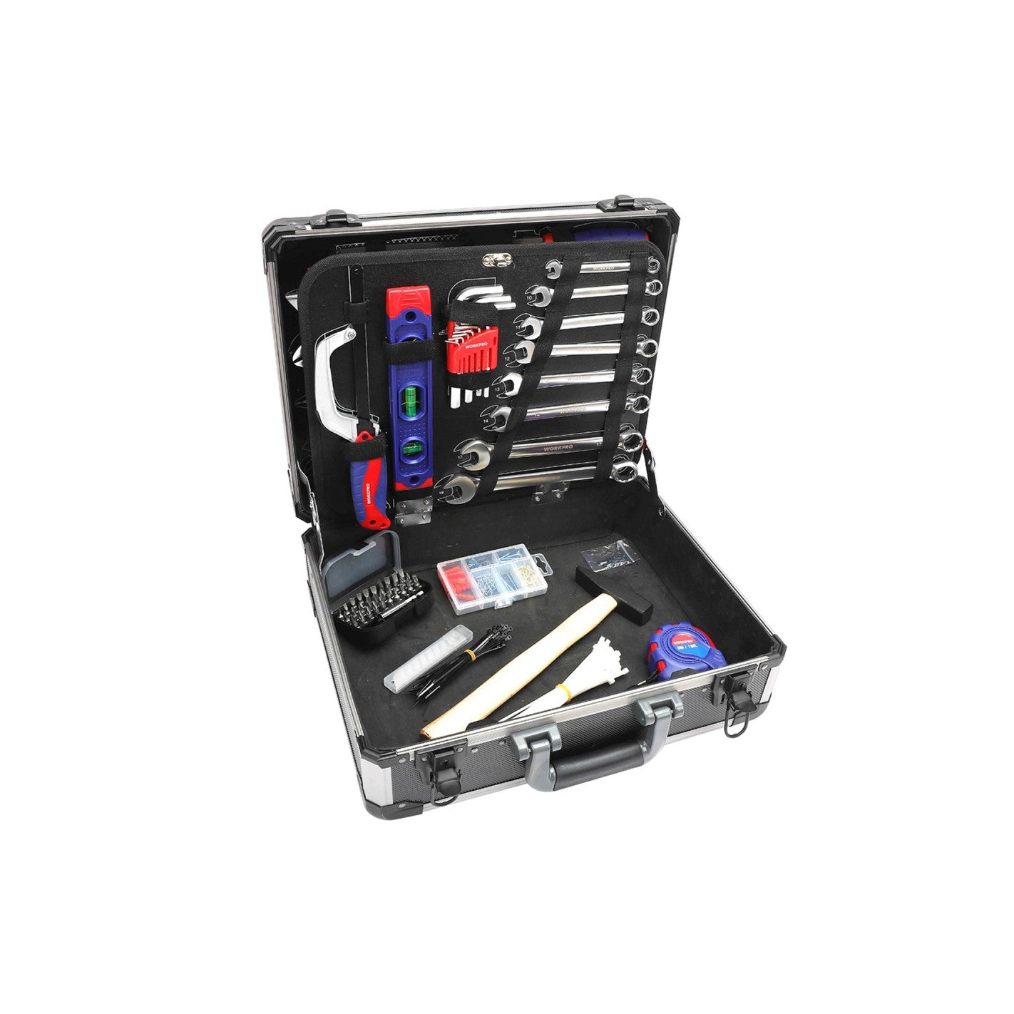 Juego de Herramientas 297 Piezas Maleta Aluminio - Workpro